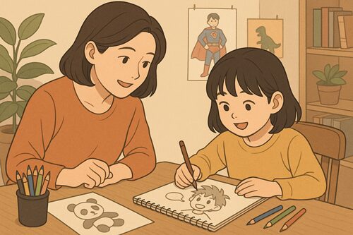 만화가 지망생의 창의력을 키우는 부모의 비밀 노하우